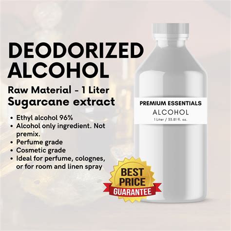 what is perfume grade alcohol.